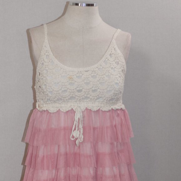Pink Ruffle Dress - Picture 3 of 12